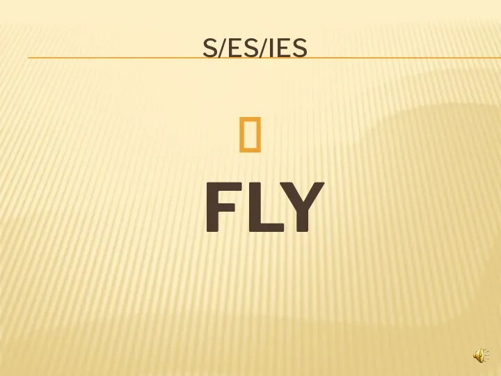 S/ES/IES FLY