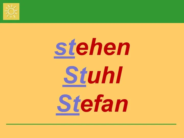 stehen Stuhl Stefan