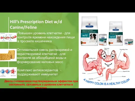 Оптимальная смесь растворимой и нерастворимой клетчатки - для контроля за абсорбцией воды