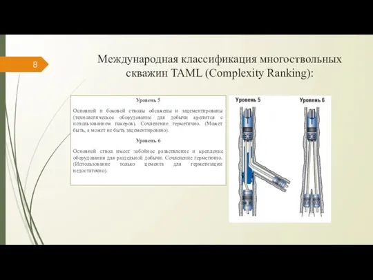 Международная классификация многоствольных скважин TAML (Complexity Ranking): Уровень 5 Основной и боковой