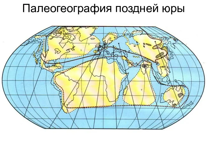 Палеогеография поздней юры