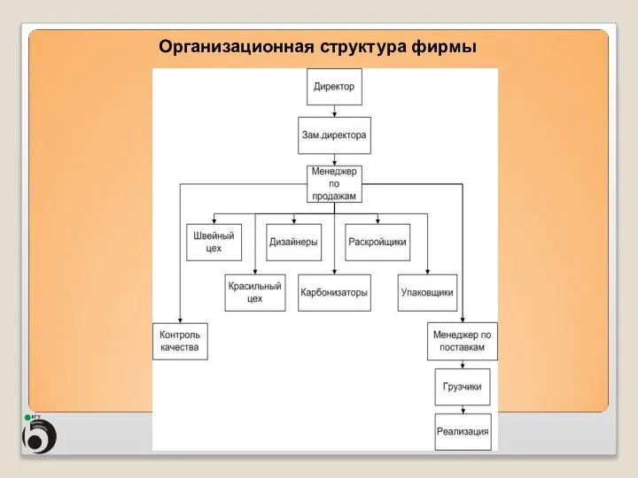 Организационная структура фирмы