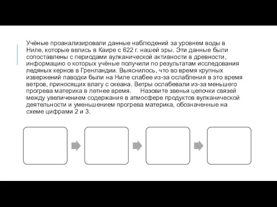 Учёные проанализировали данные наблюдений за уровнем воды в Ниле, которые велись в