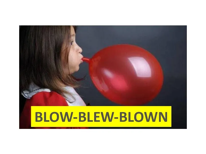 BLOW-BLEW-BLOWN