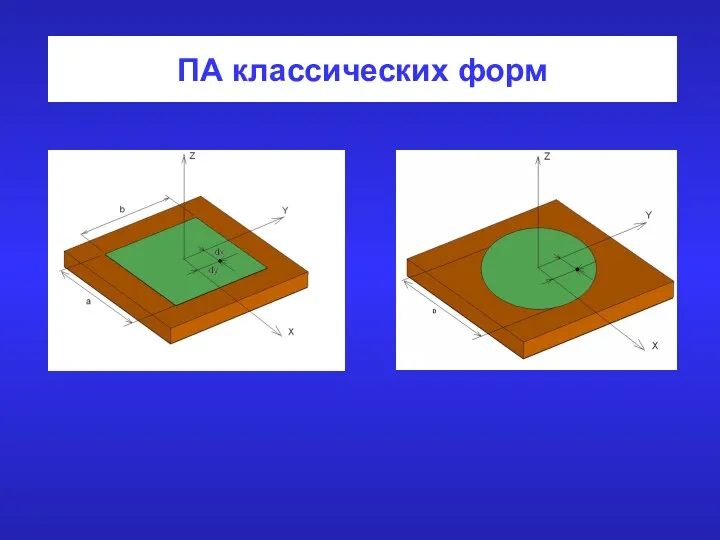 ПА классических форм в