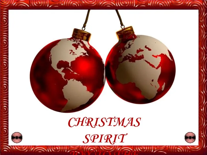 Christmas spirit joy to the world