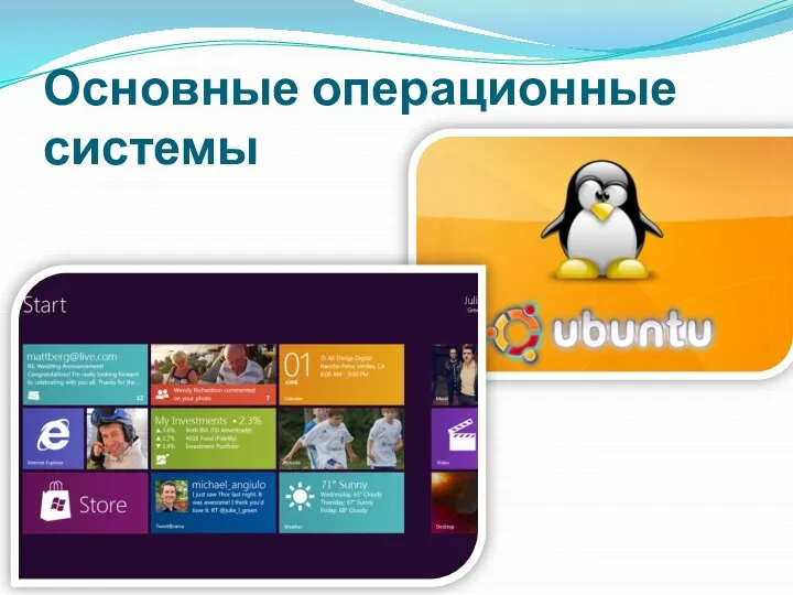 Основные операционные системы