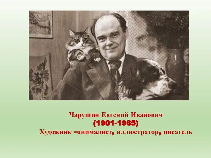 Чарушин Евгений Иванович (1901-1965) Художник –анималист, иллюстратор, писатель