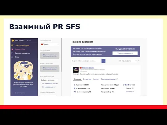 Взаимный PR SFS