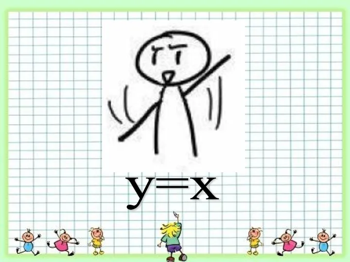 y=x