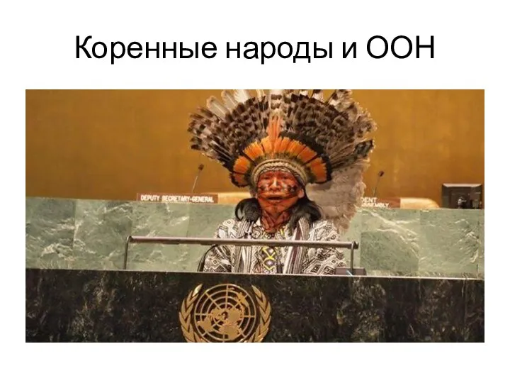 Коренные народы и ООН