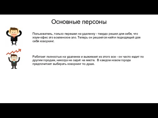 Основные персоны Пользователь, только перешел на удаленку - твердо решил для себя,