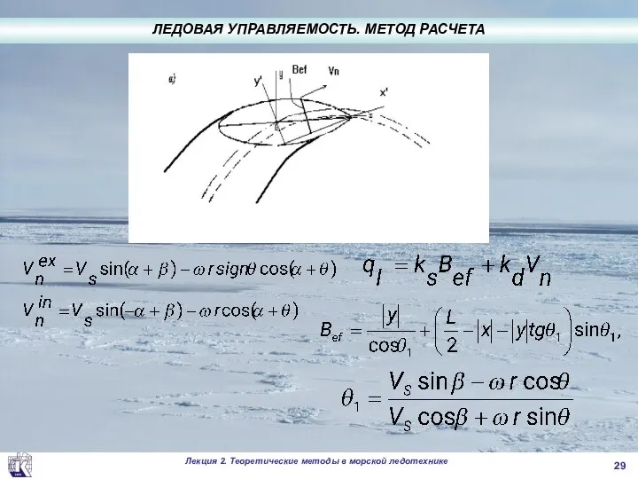 . ЛЕДОВАЯ УПРАВЛЯЕМОСТЬ. МЕТОД РАСЧЕТА