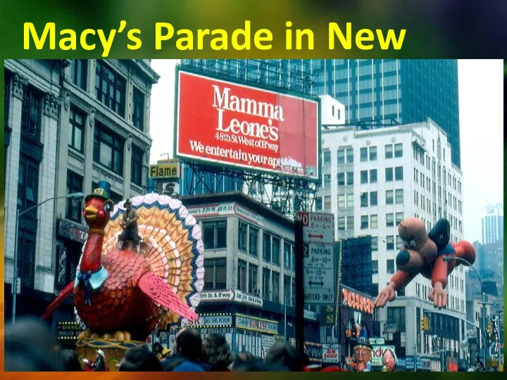 Macy’s Parade in New York