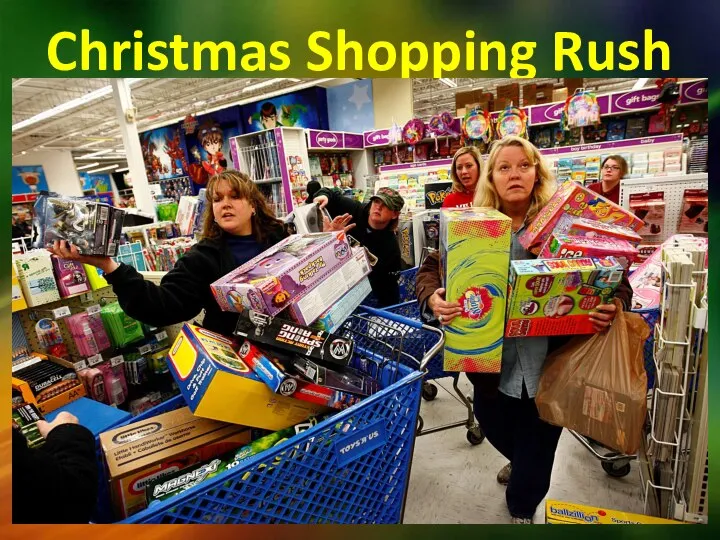Christmas Shopping Rush