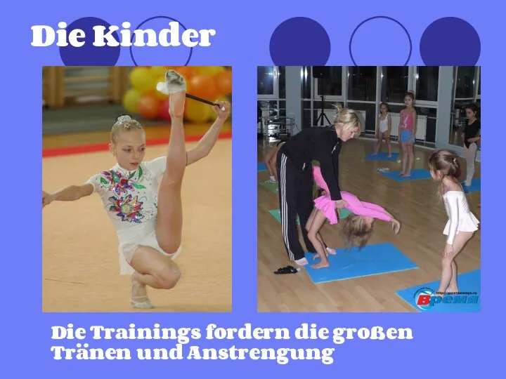 Die Kinder Die Trainings fordern die großen Tränen und Anstrengung