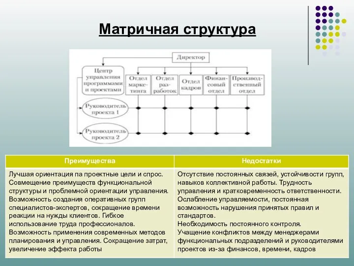 Матричная структура