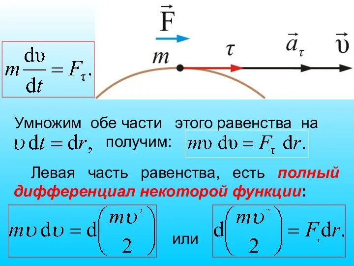Умножим обе части этого равенства на получим: Левая часть равенства, есть полный дифференциал некоторой функции: или