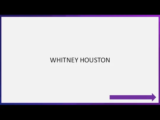 WHITNEY HOUSTON