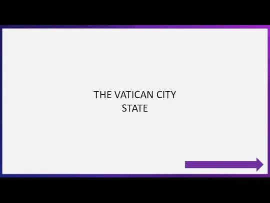 THE VATICAN CITY STATE