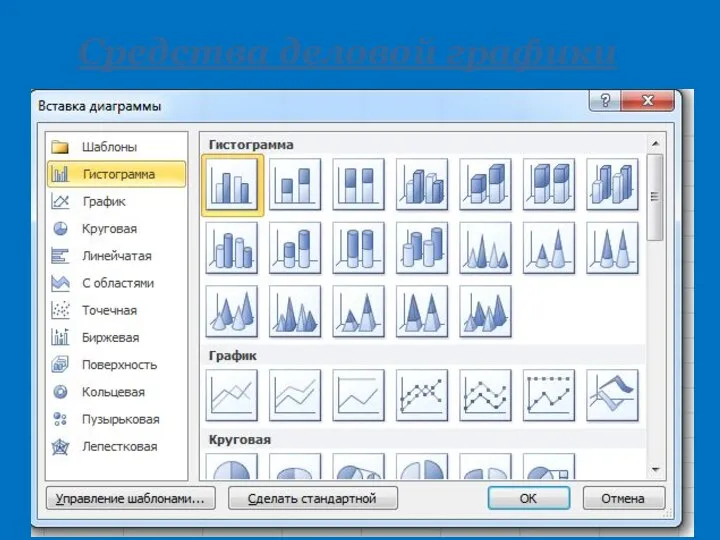 Средства деловой графики