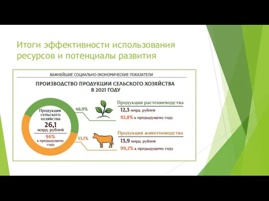 Итоги эффективности использования ресурсов и потенциалы развития