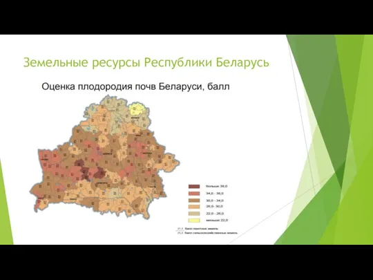 Земельные ресурсы Республики Беларусь