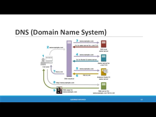 DNS (Domain Name System) QODIRBEK MAXAROV