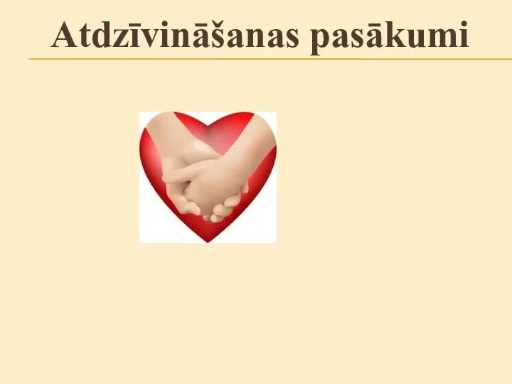 Atdzīvināšanas pasākumi