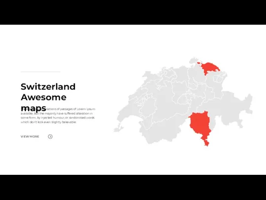 Switzerland Awesome maps There are many variations of passages of Lorem Ipsum