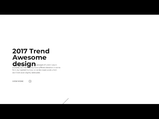 2017 Trend Awesome design There are many variations of passages of Lorem