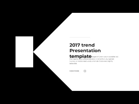 2017 trend Presentation template There are many variations of passages of Lorem