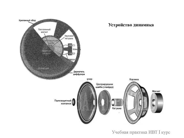 Учебная практика ИВТ I курс Устройство динамика