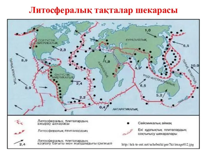 Литосфералық тақталар шекарасы http://tak-to-ent.net/uchebniki/geo7kz/image012.jpg