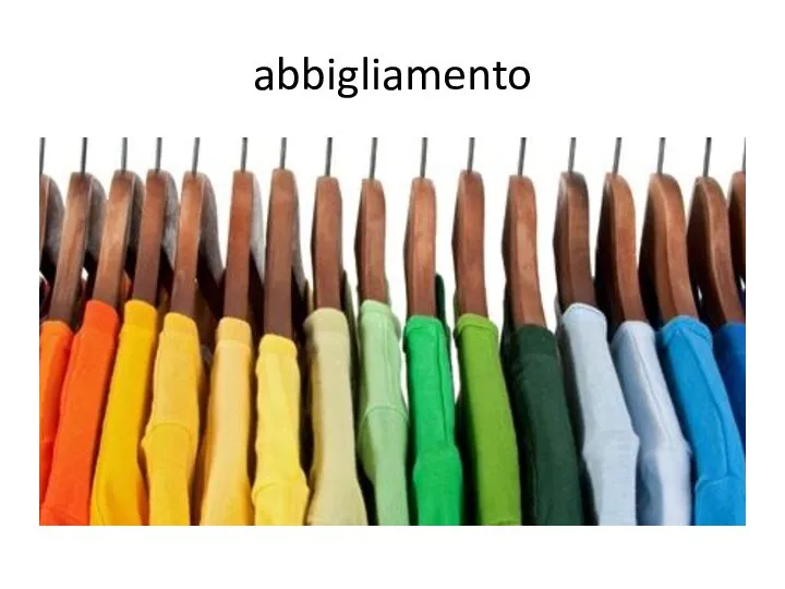 abbigliamento