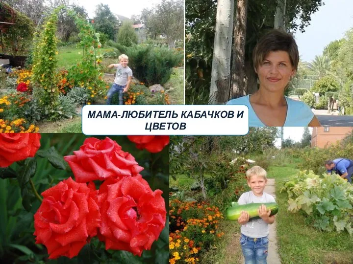 МАМА-ЛЮБИТЕЛЬ КАБАЧКОВ И ЦВЕТОВ