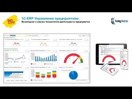 1С:ERP Управление предприятием. Мониторинг и анализ показателей деятельности предприятия