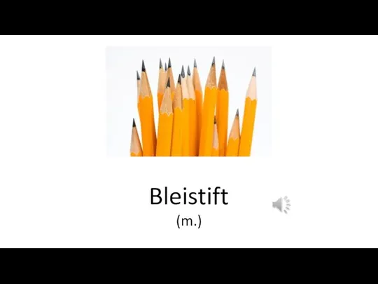 Bleistift (m.)