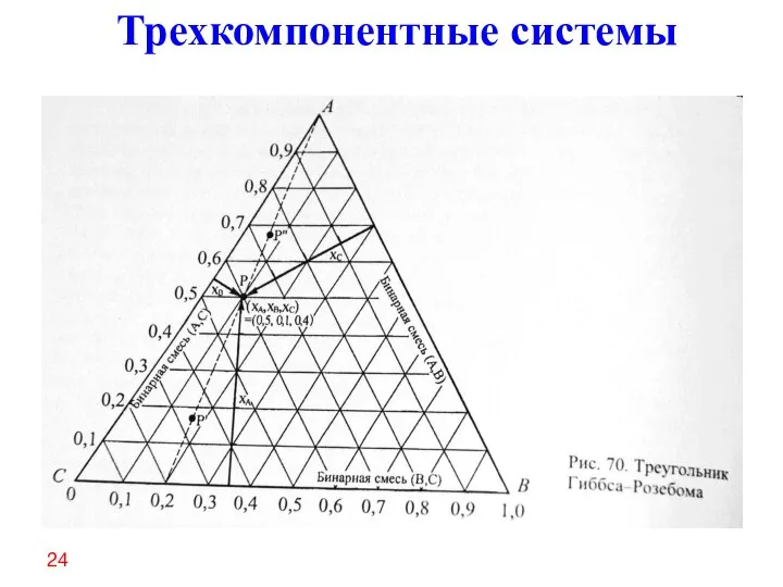 24 Трехкомпонентные системы