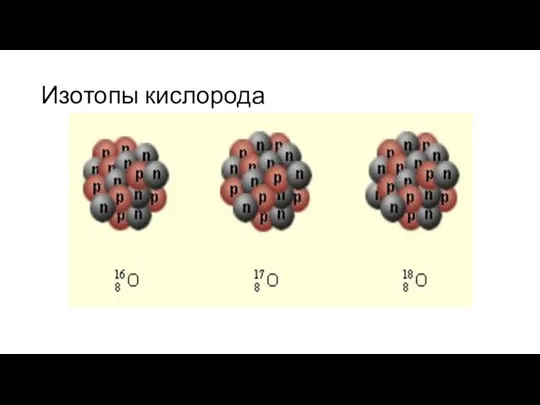 Изотопы кислорода