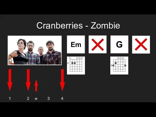 Cranberries - Zombie Em G 1 2 и 3 4