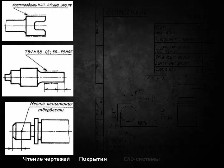 Чтение чертежей Покрытия CAD-системы