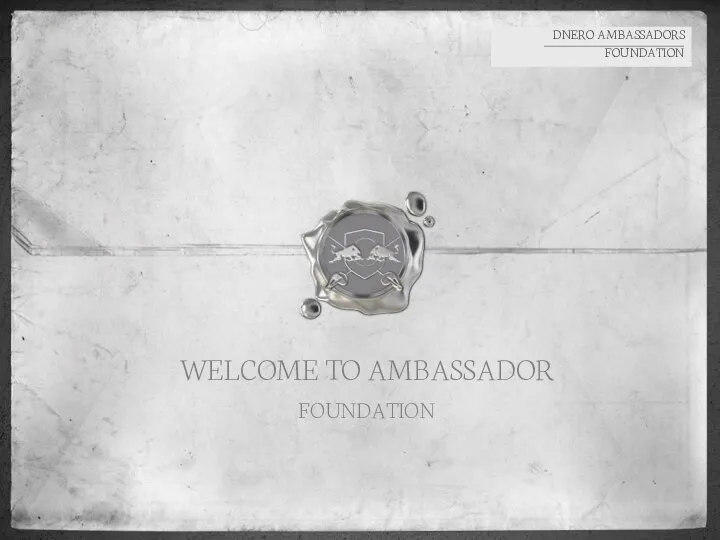 WELCOME TO AMBASSADOR FOUNDATION