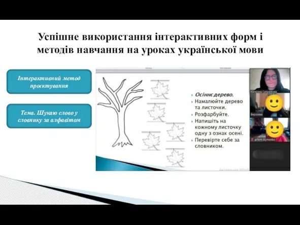 Успішне використання інтерактивних форм і методів навчання на уроках української мови Інтерактивний