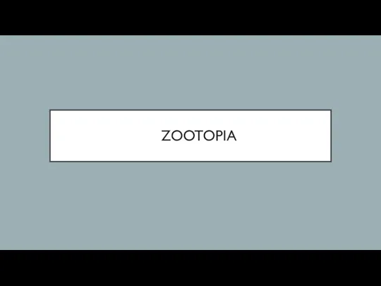 ZOOTOPIA