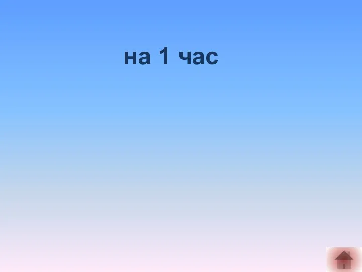 на 1 час