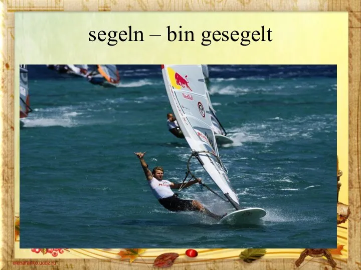 segeln – bin gesegelt