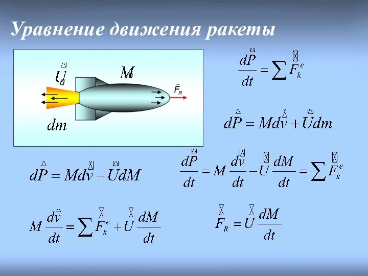 Уравнение движения ракеты