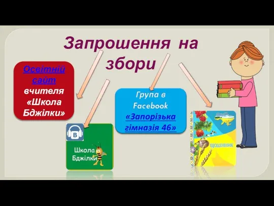 Запрошення на збори Освітній сайт вчителя «Школа Бджілки»