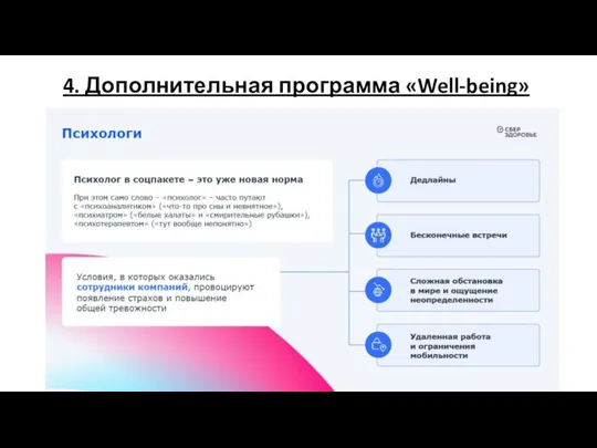 4. Дополнительная программа «Well-being»